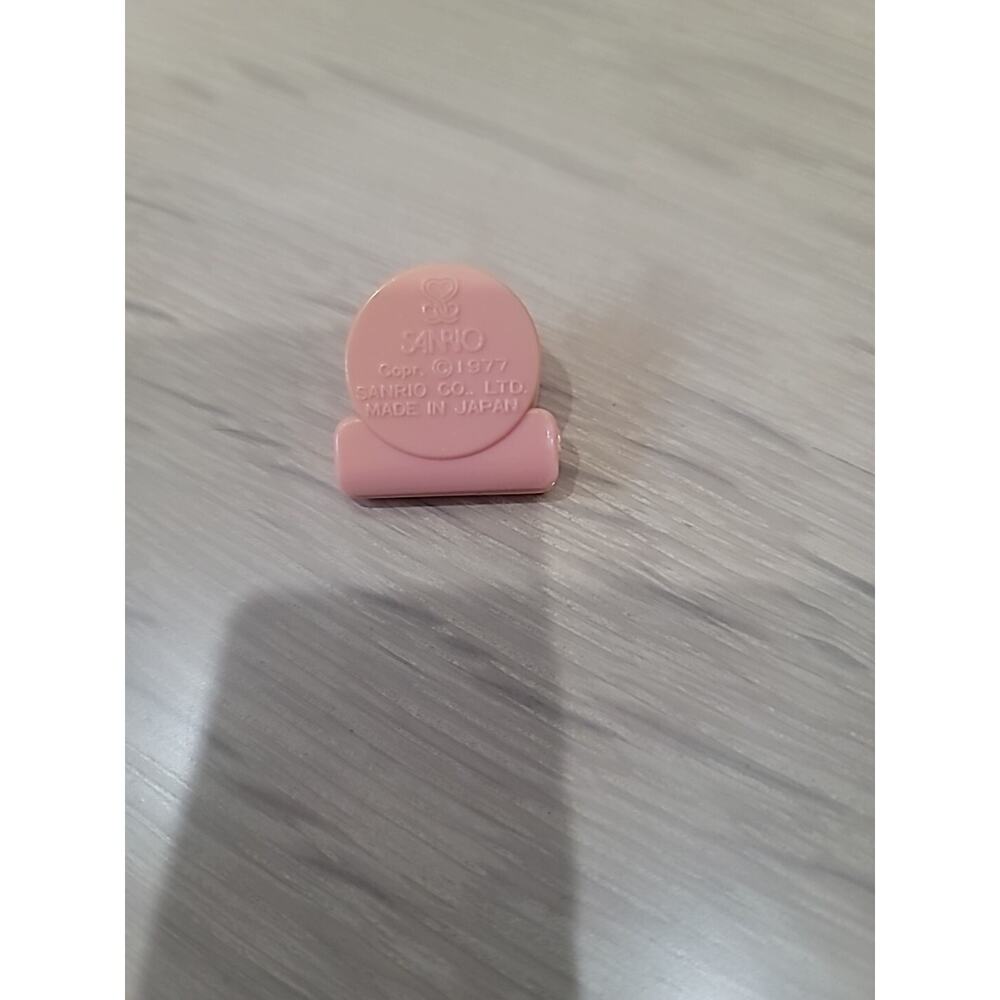 Vintage 1977 Pink Sanrio Mini Paper Clip Little Twin Stars Light Pink - Picture 5 of 7